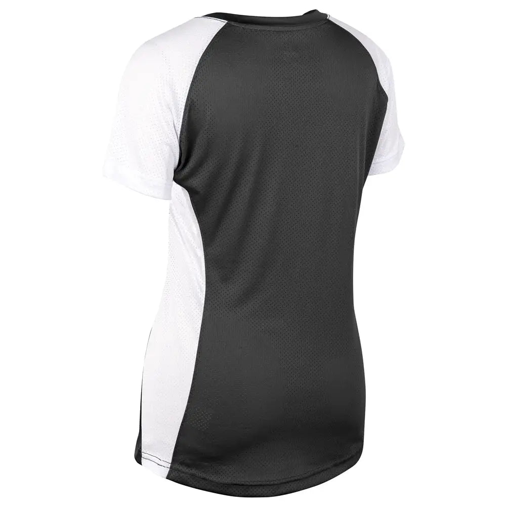 Champro Bs82 Infinite V-neck Short Sleeve Jersey - Black White