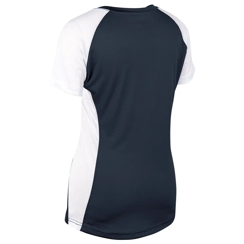 Champro Bs82 Infinite V-neck Short Sleeve Jersey - Navy White