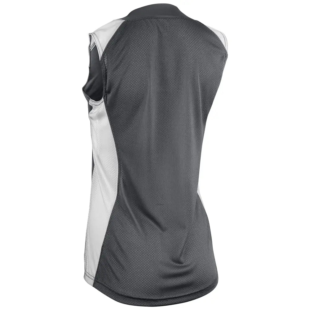Champro Bs86 Infinite 2-button Sleeveless Jersey - Graphite White