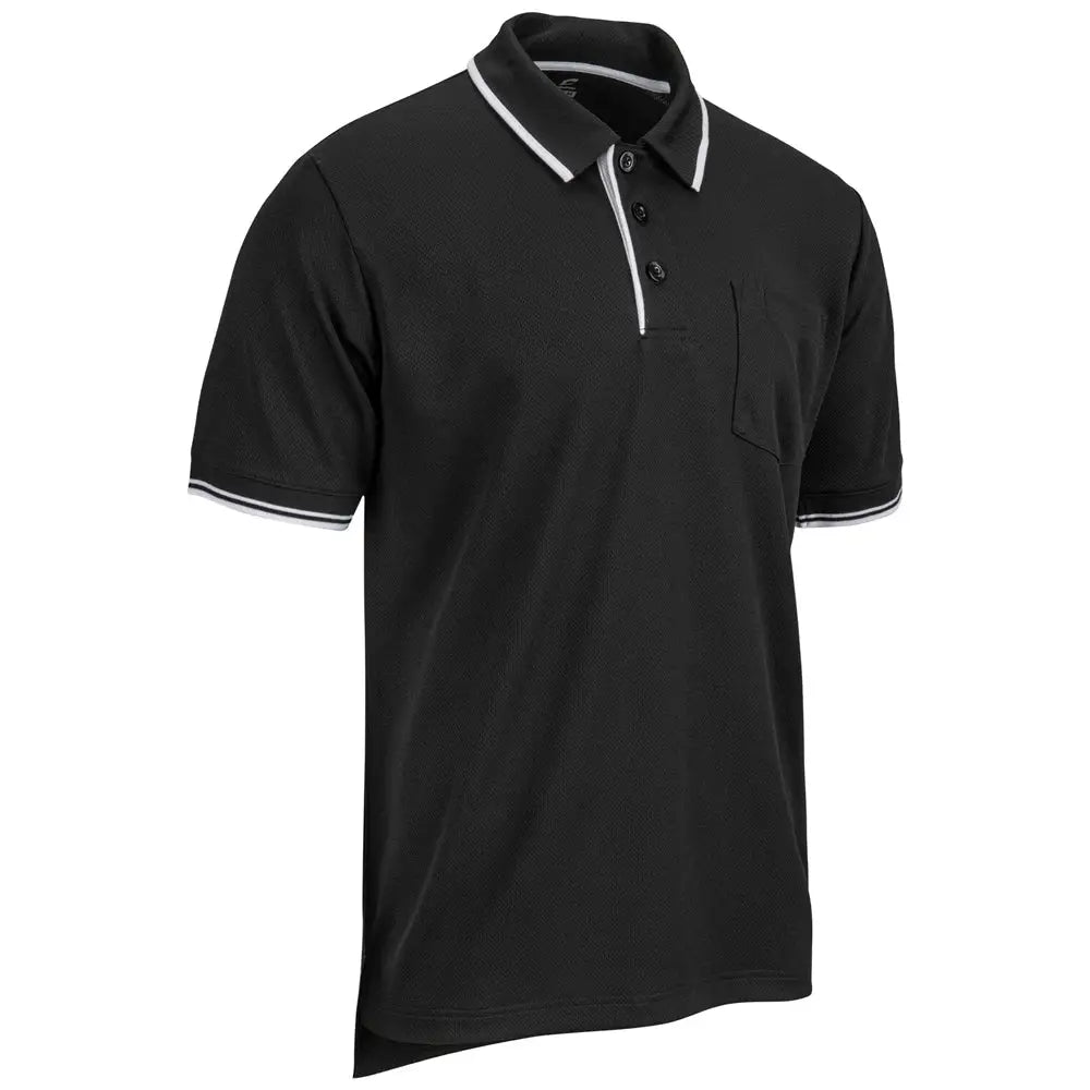 Champro Bsr3 Umpire Polo - Black White