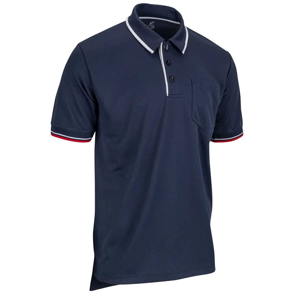 Champro Bsr3 Umpire Polo - Navy White Scarlet - Adult s
