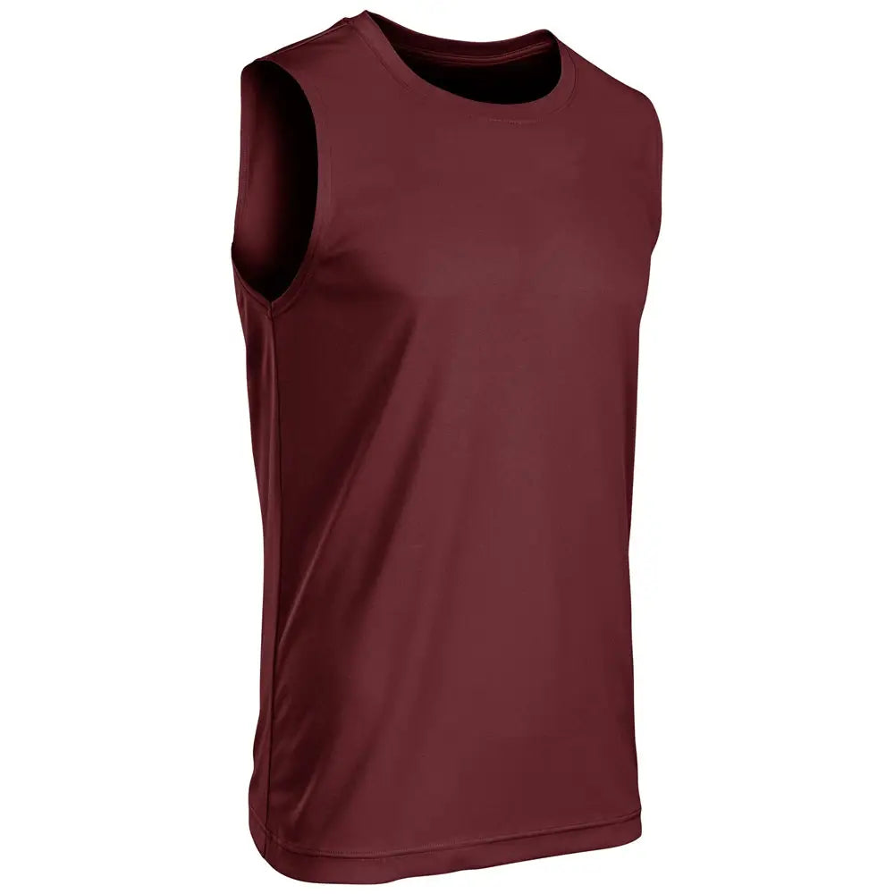 Champro Bst00 Vision Sleeveless Tees - Cardinal - Adult s