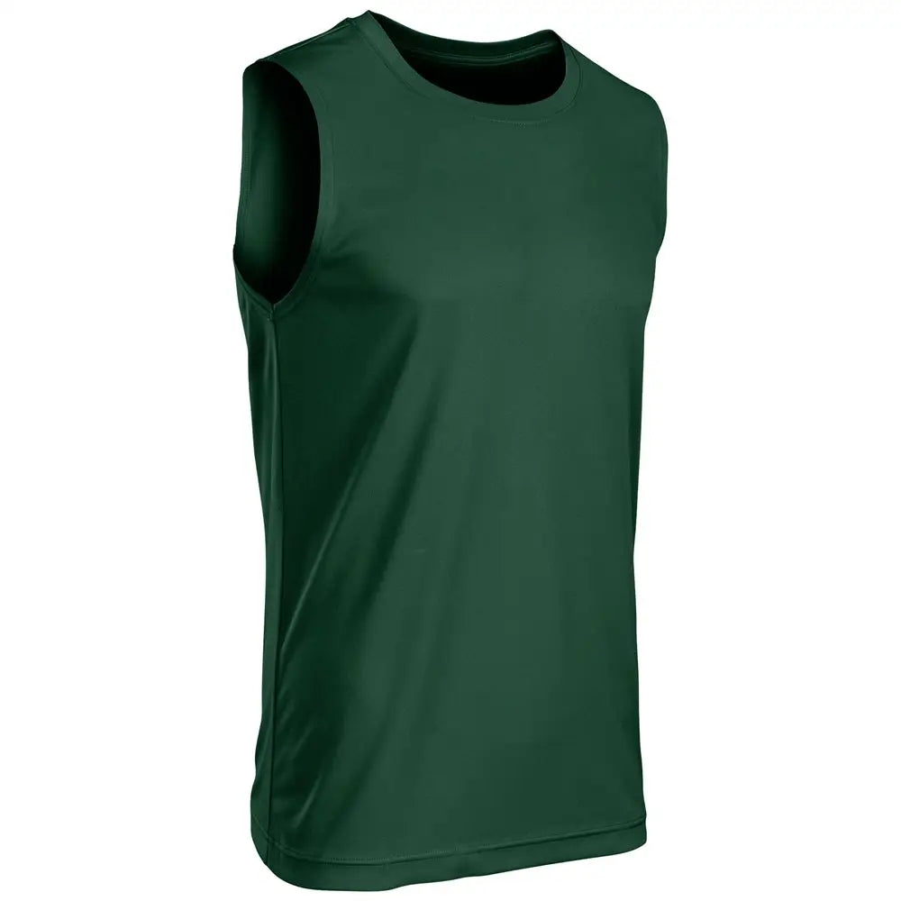 Champro Bst00 Vision Sleeveless Tees - Forest Green - Adult s