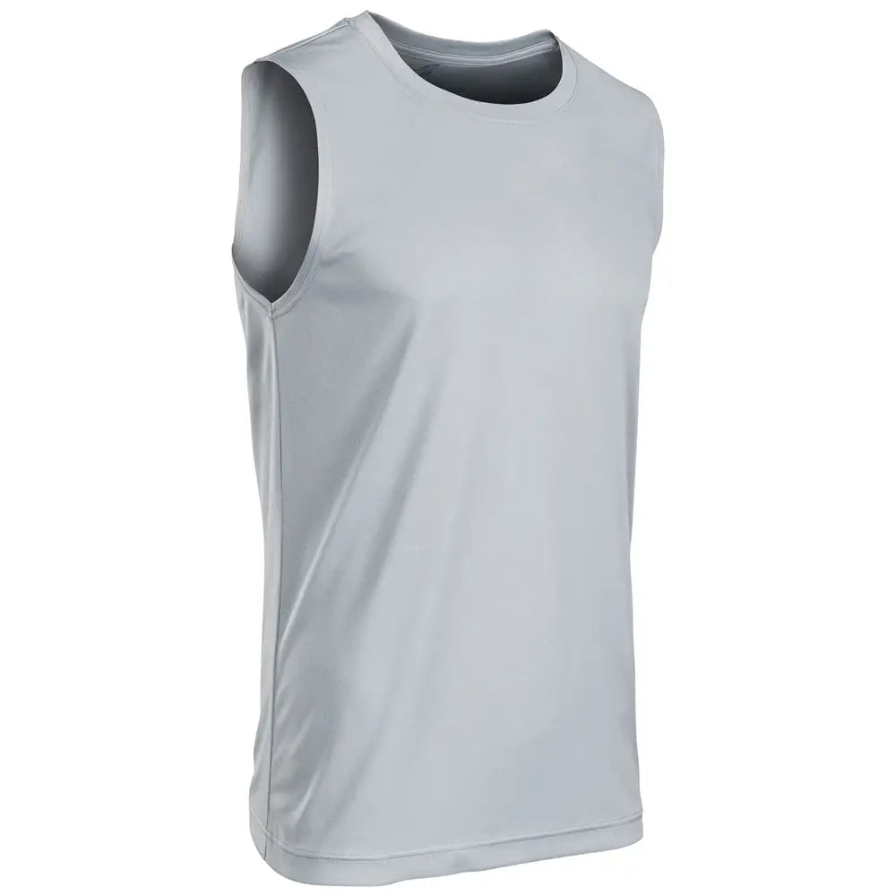 Champro Bst00 Vision Sleeveless Tees - Silver - Adult s