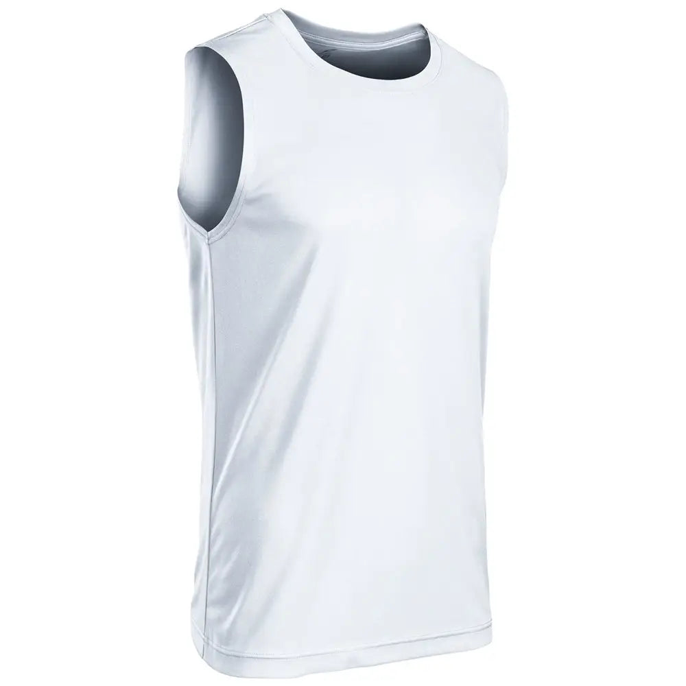 Champro Bst00 Vision Sleeveless Tees - White - Adult s