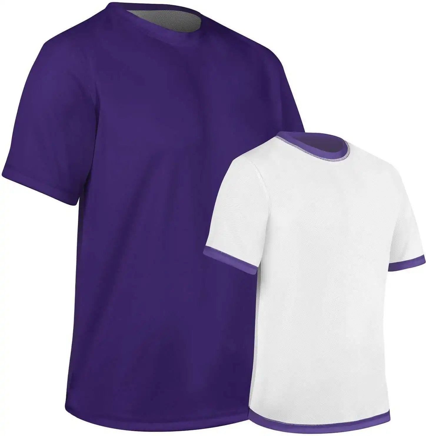 Champro Bst10 Revtee Reversible Tee - Purple White