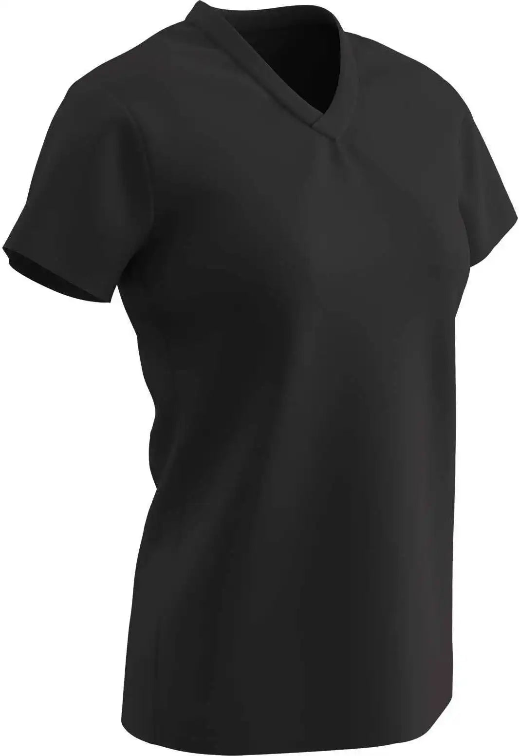 Champro Bst21 Star Girls V-neck Tee - Black