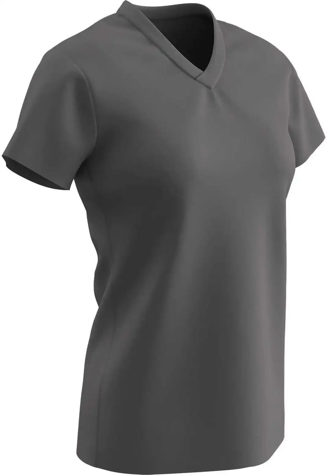 Champro Bst21 Star Girls V-neck Tee - Charcoal