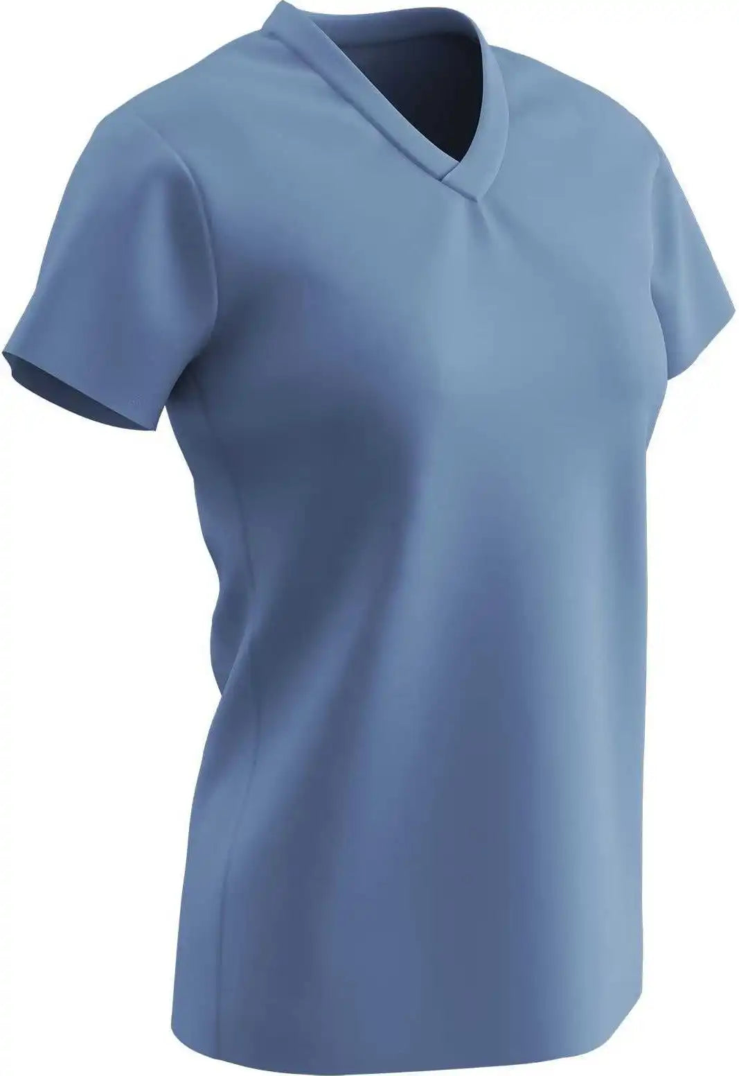Champro Bst21 Star Girls v Neck Tee Light Blue