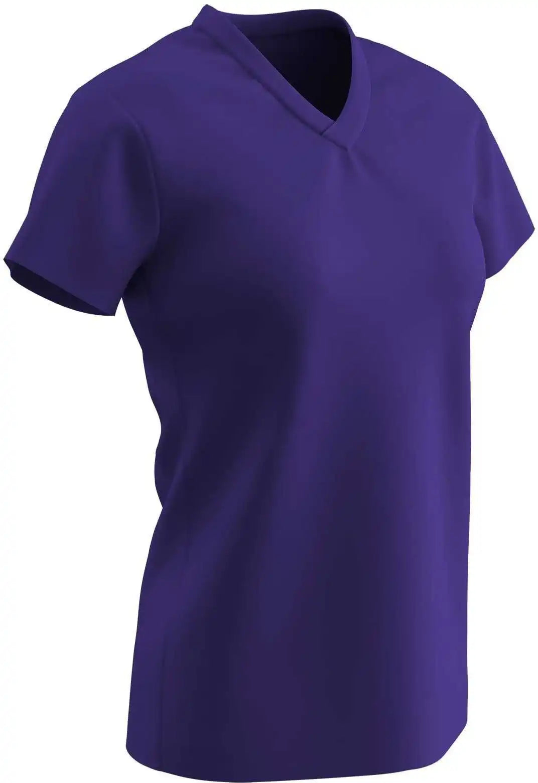 Champro Bst21 Star Girls V-neck Tee - Purple