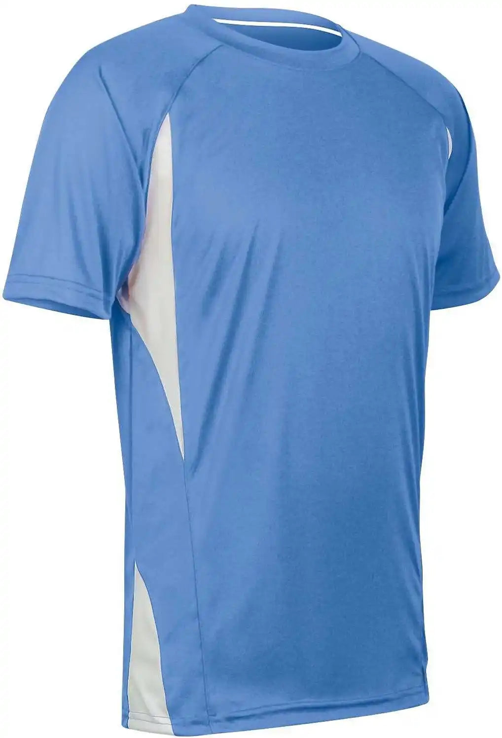 Champro Bst65 Crew Neck Baseball Jersey - Light Blue White