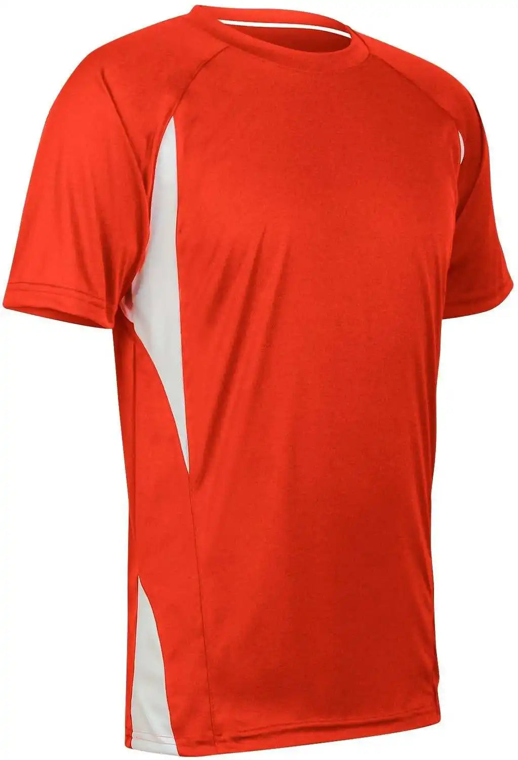 Champro Bst65 Crew Neck Baseball Jersey - Orange White