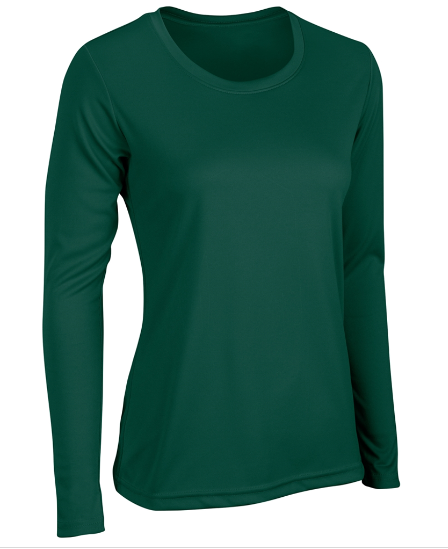 Champro Bst99long Sleevew Vision T-shirt Long Sleeve - Forest Green