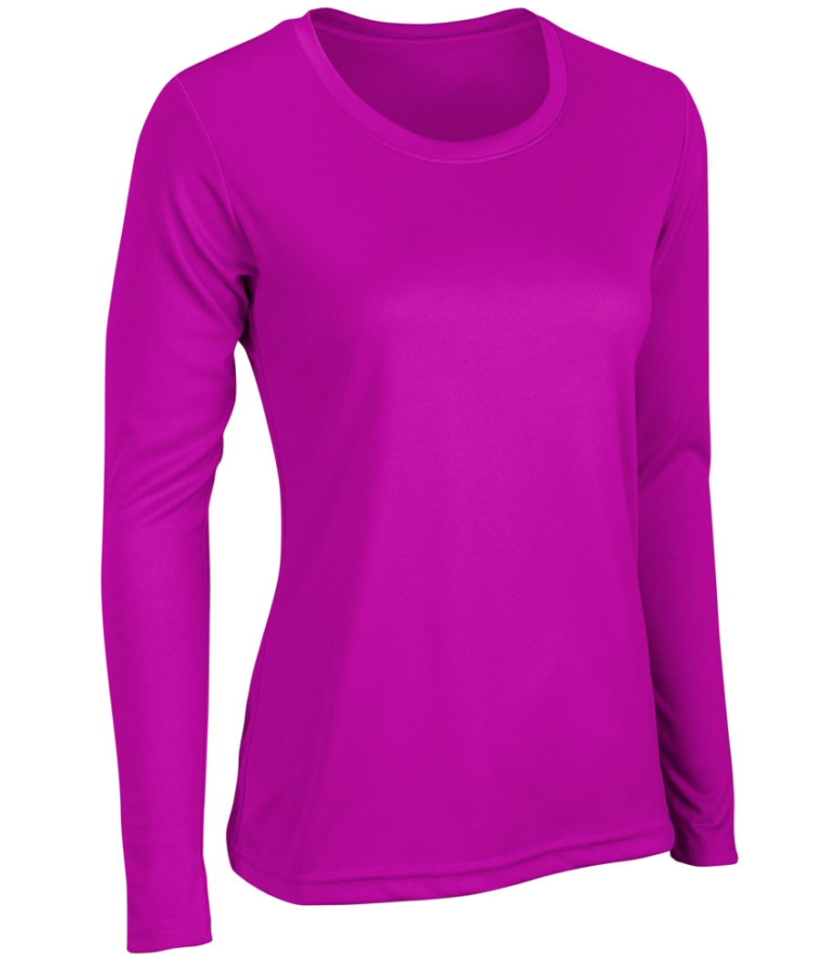 Champro Bst99long Sleevew Vision T-shirt Long Sleeve - Fuchsia