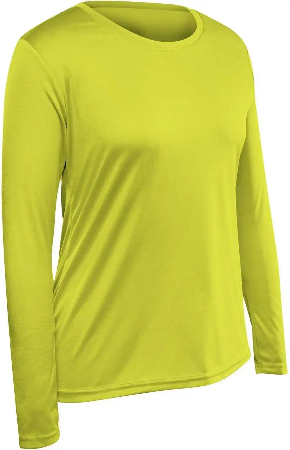 Champro Bst99long Sleevew Vision T-shirt Long Sleeve - Optic Yellow