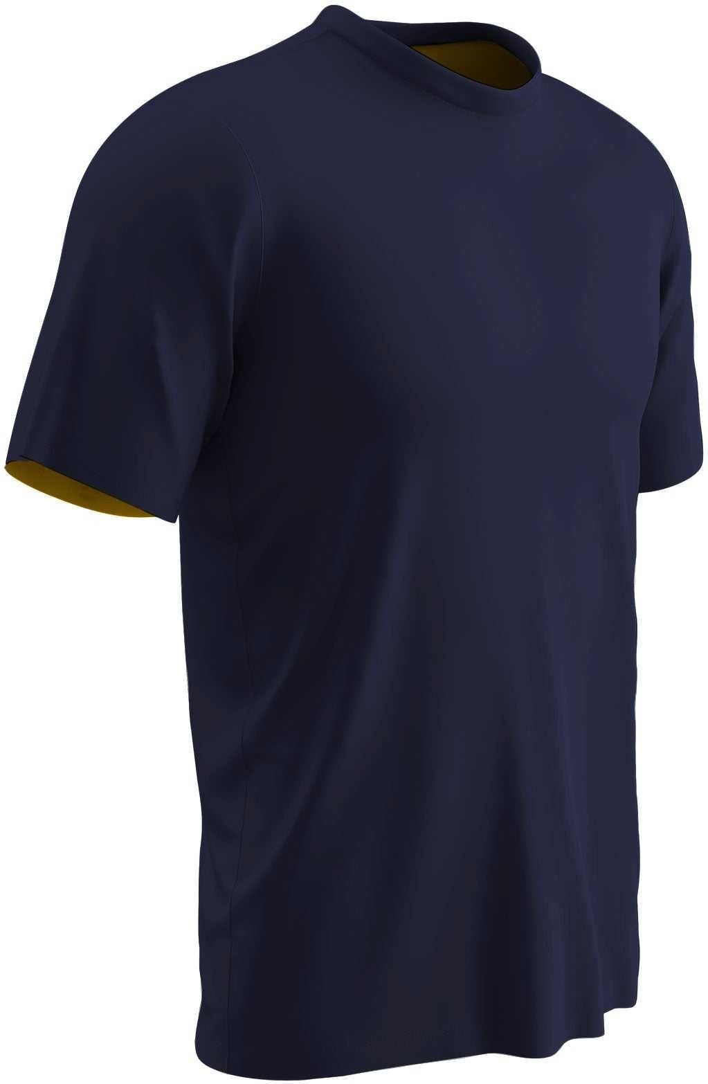 Champro Bstk9 Double Stock Reversible Tee - Navy Gold