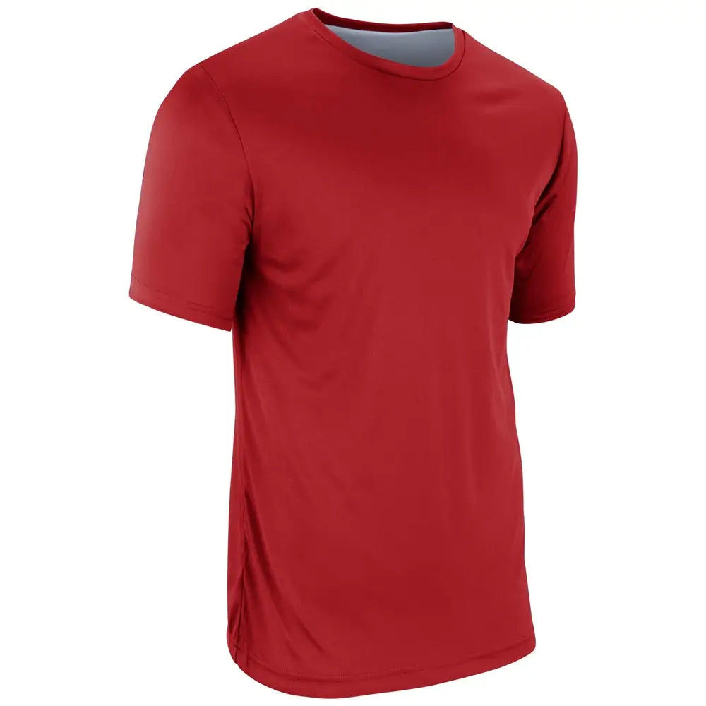 Champro Bstk9 Double Stock Z-cloth Dri-gear Reversible Tee - Scarlet White