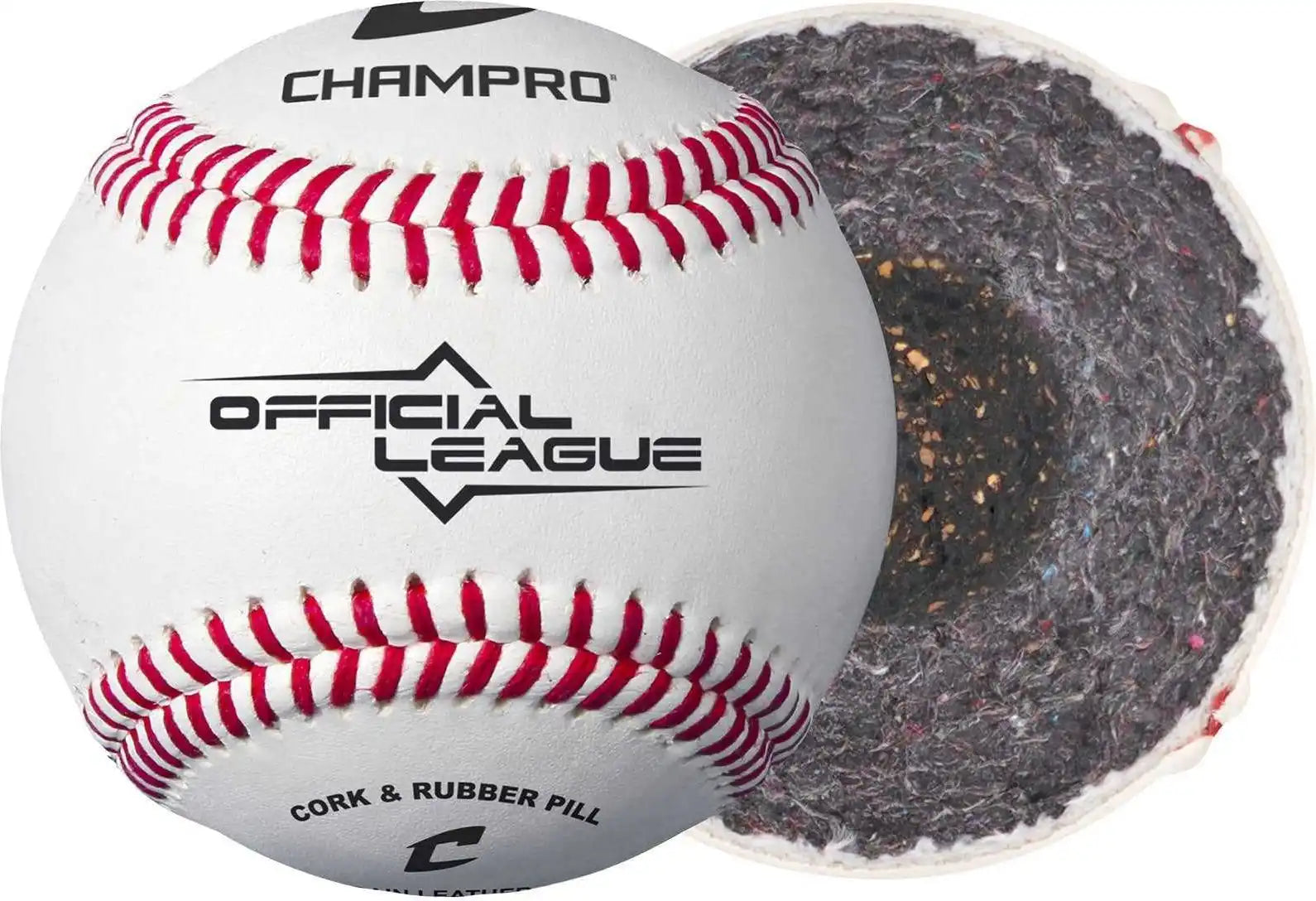 Champro Cbb-200 Official League Cushion Cork Core Full Grain Leather Cover