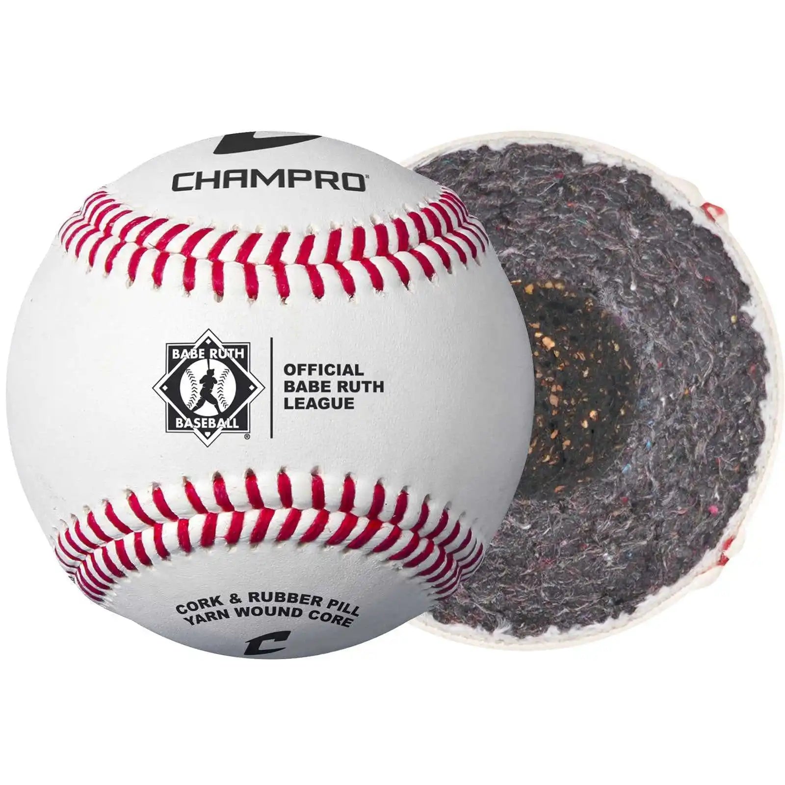Champro Cbb-200br Babe Ruth Baseballfull Grain Leather Cover