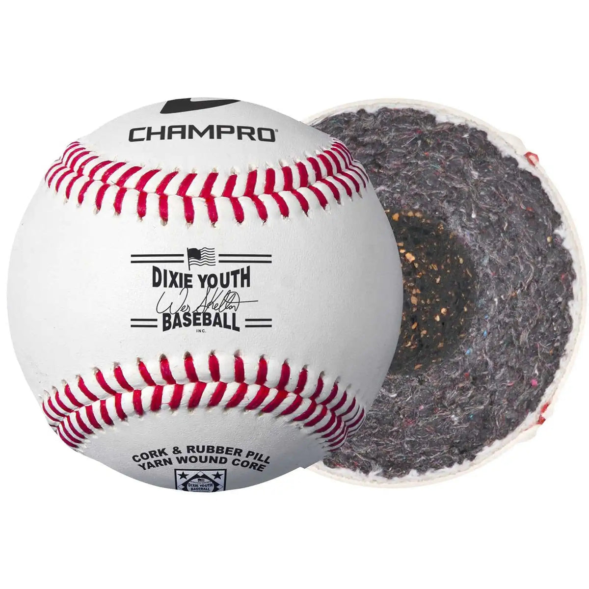 Champro Cbb-200dyl Dixie League Approved Baseballfull Grain Leather Cover Category 1