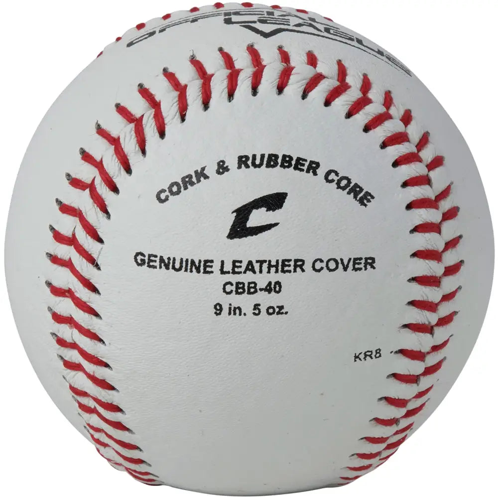 Champro Cbb-40 Official League - Cork/rubber Core - Genuine Leather Cover