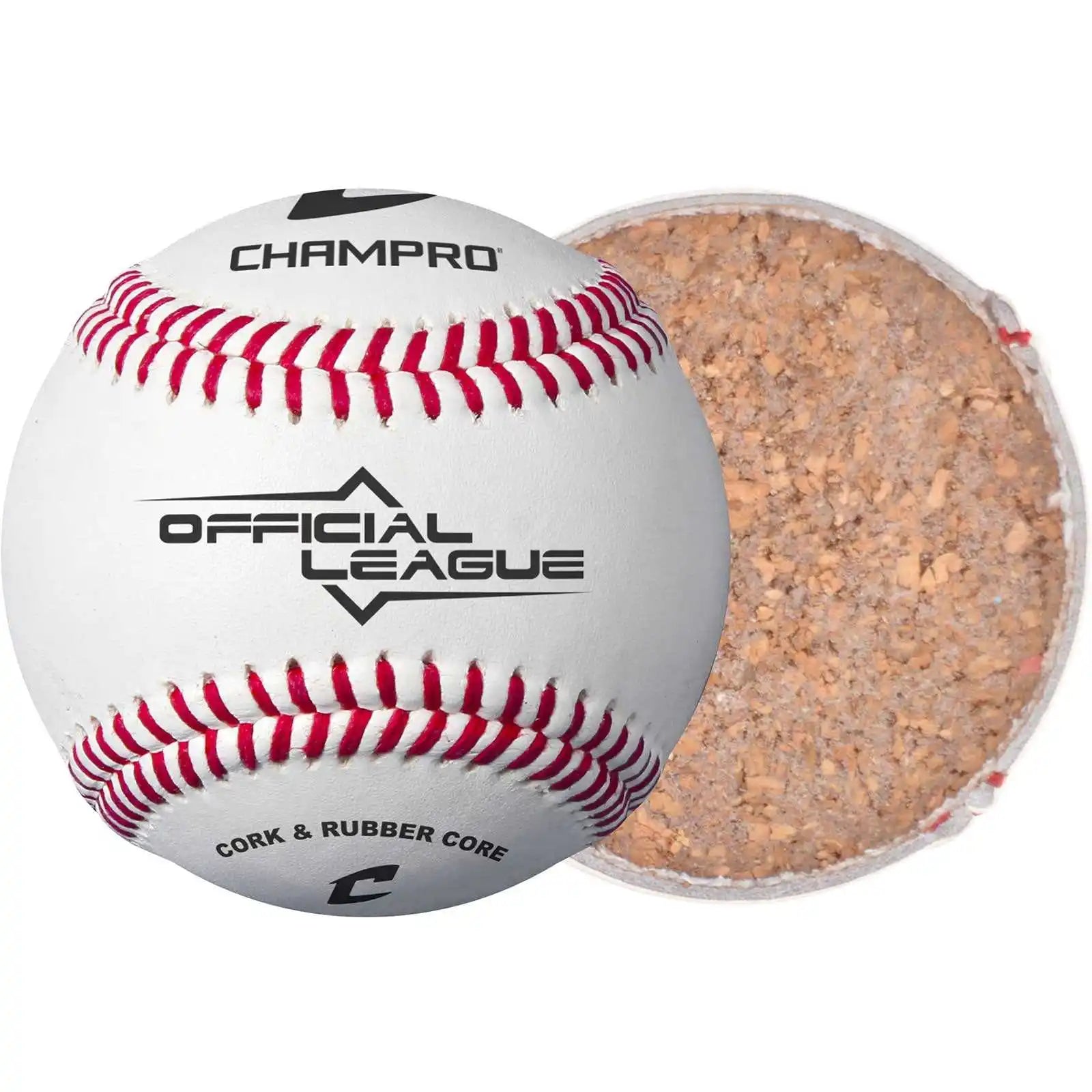 Champro Cbb-90 Official Leaguecork/rubber Core Synthetic