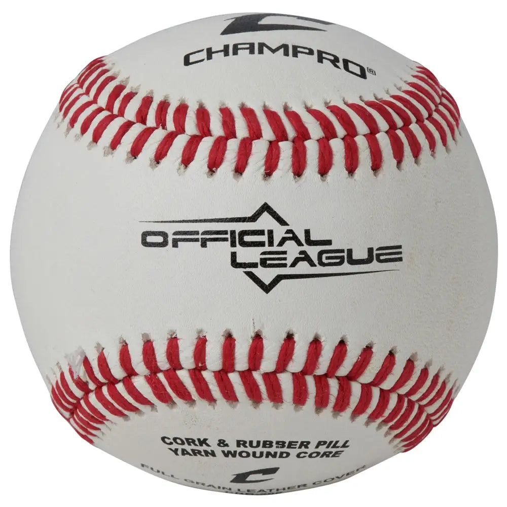 Champro Cbb2006 Official League Full Grain Leather 6-pack