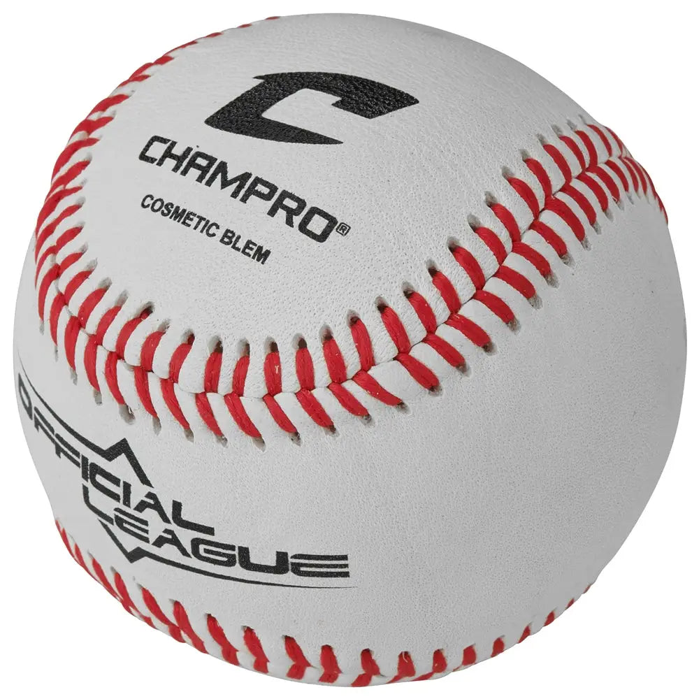 Champro Cbb200d6 Official League Full Grain Leather Cosmetic Blem 6-pack Brown Box
