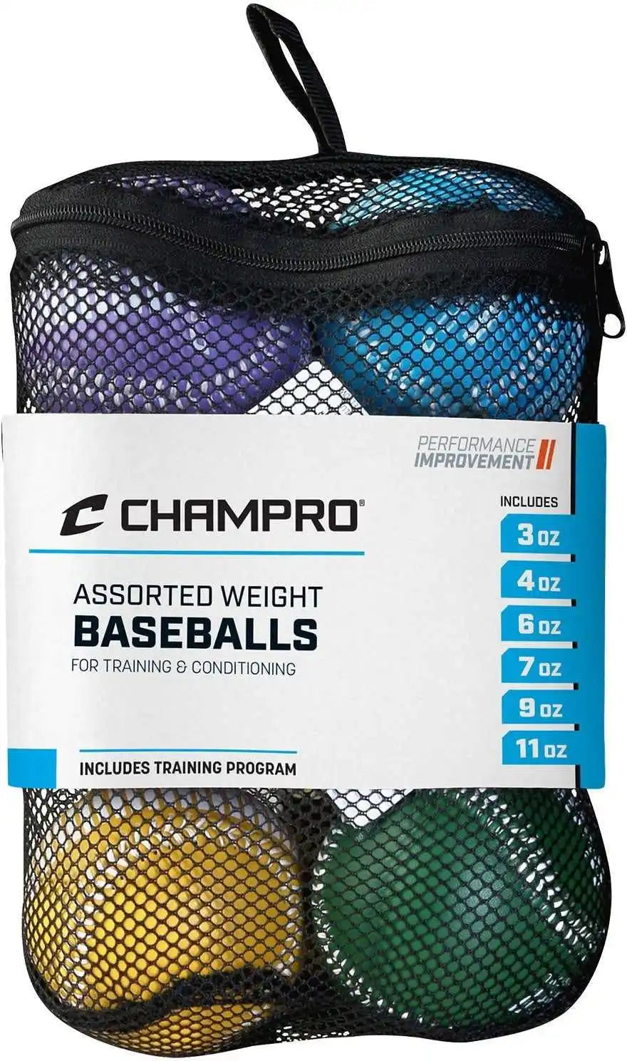 Champro Cbb6s Underload Training Baseballong Sleeve - Multi-color - 6/st