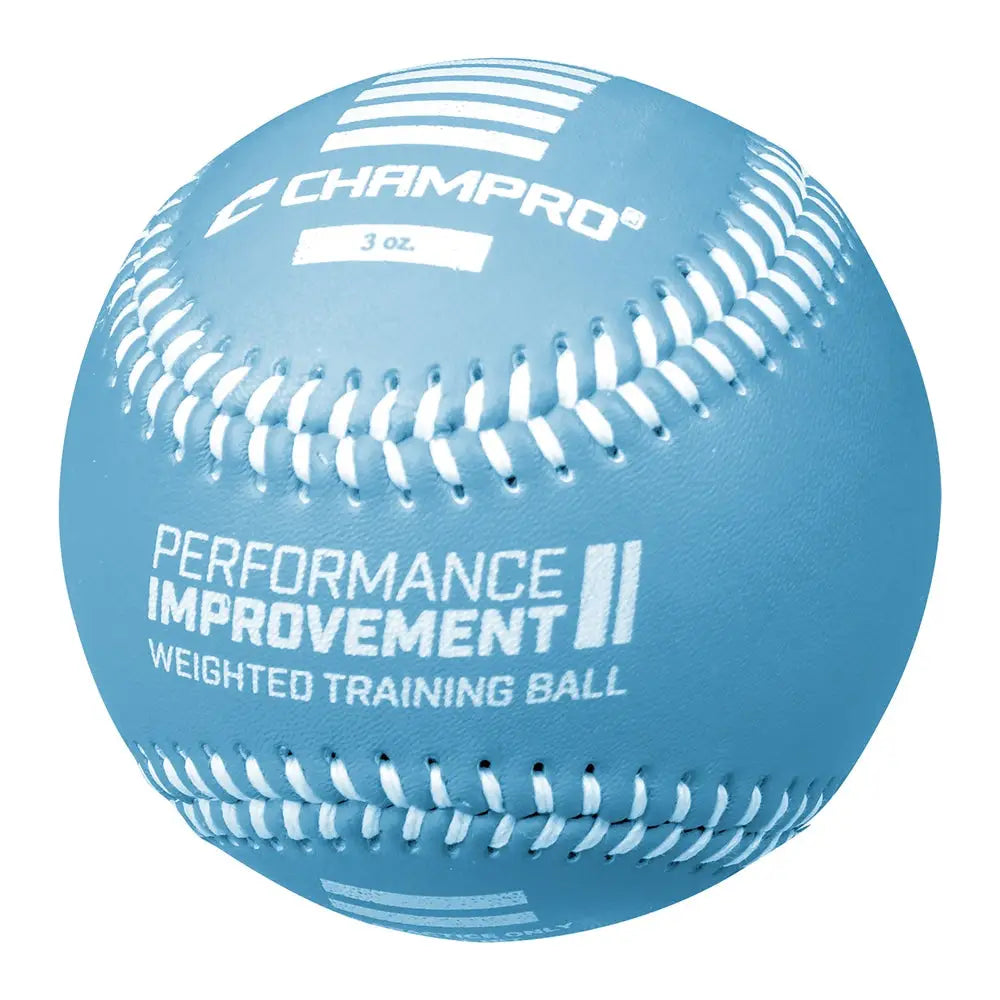 Champro Cbb703-cbb706 Weighted Training Baseballs - Light Blue - 3 Oz. Clam Shell