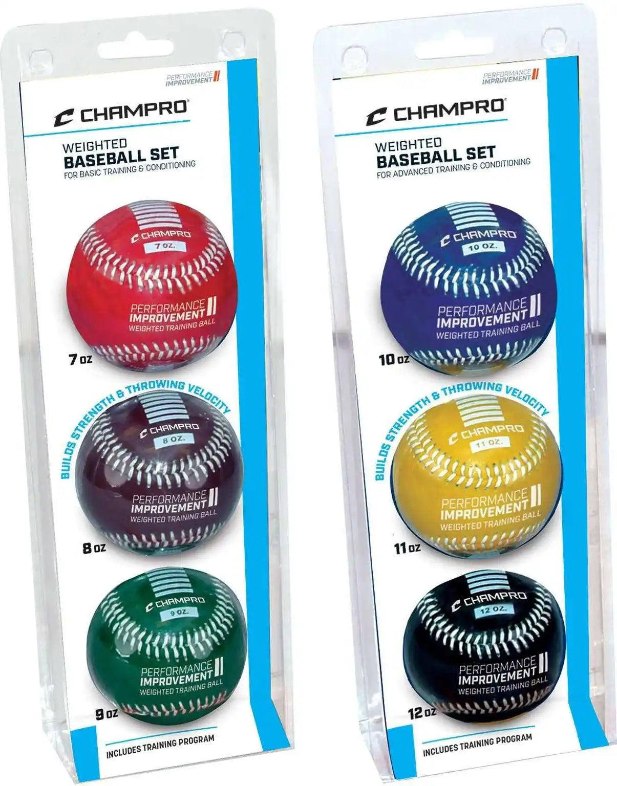 Champro Cbb7bs Weighted Training Baseballs Basic (7 8 9 Oz)