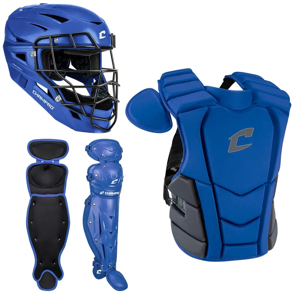 Champro Cbsn4 Optimus Champion Select Catcher’s Kit - Royal