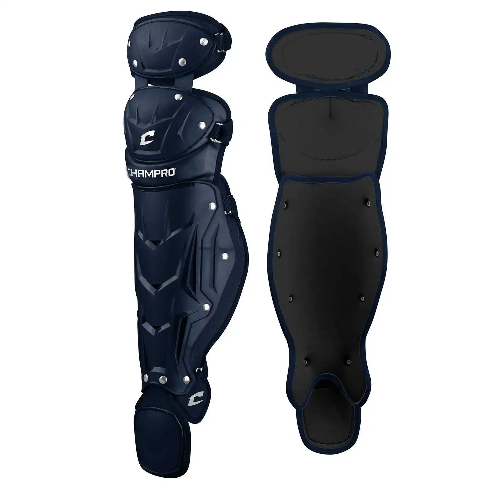 Champro Cg100 Optimus Mvp Double Knee Leg Guard 16.5 - Navy