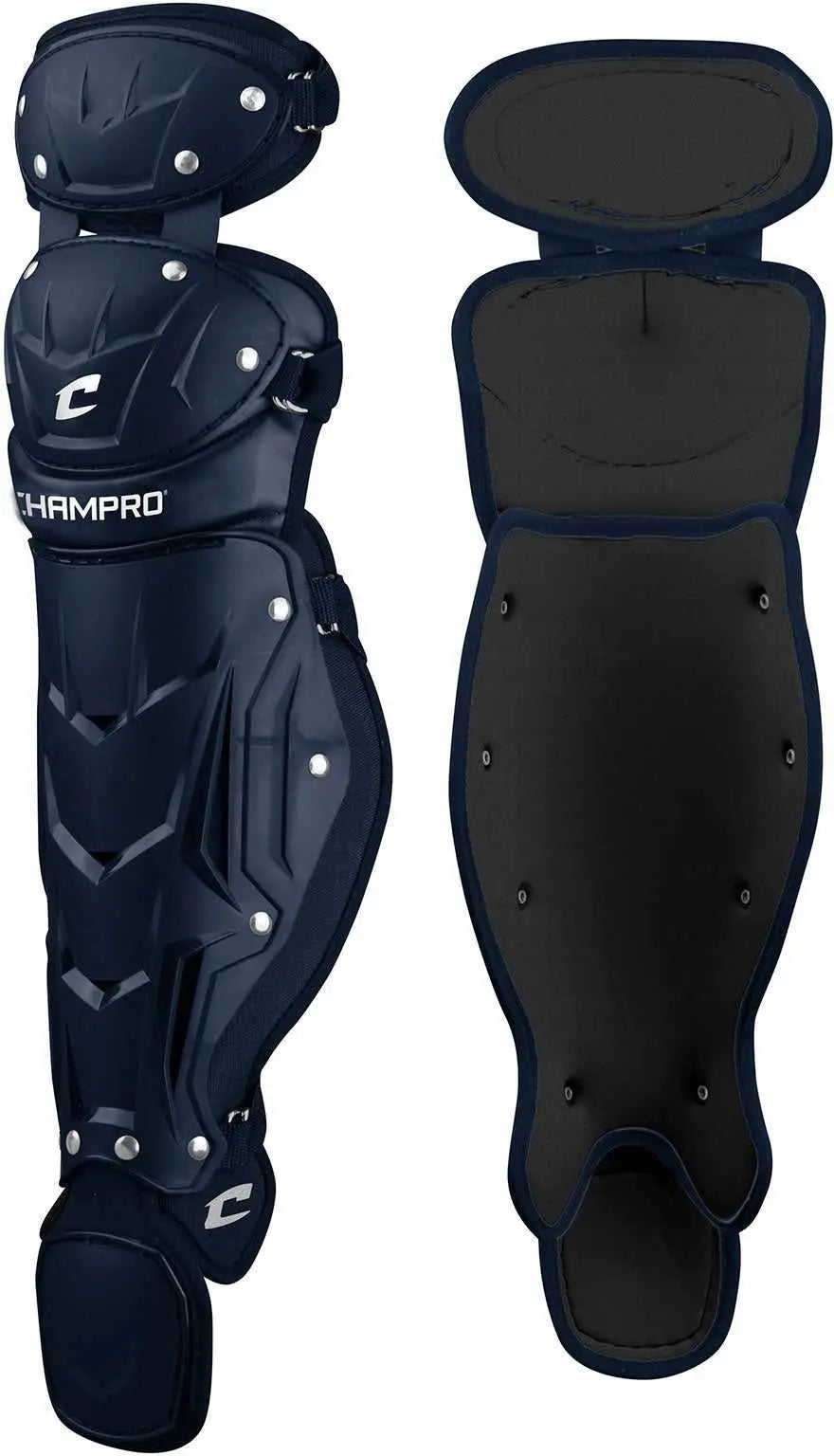 Champro Cg104 Optimus Mvp Double Knee Leg Guard 14.5 - Navy