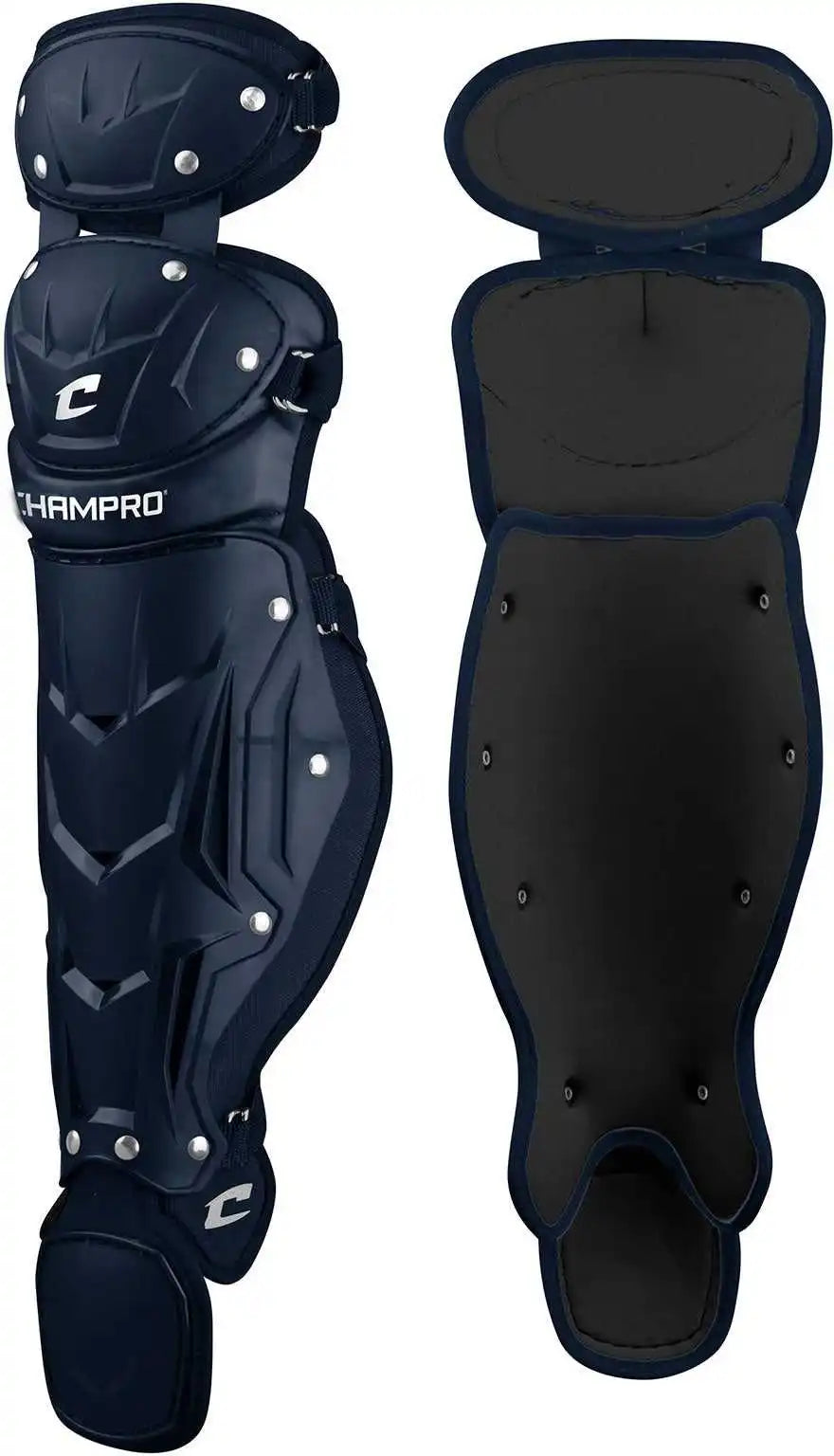 Champro Cg106 Optimus Mvp Double Knee Leg Guard 13.5 - Navy