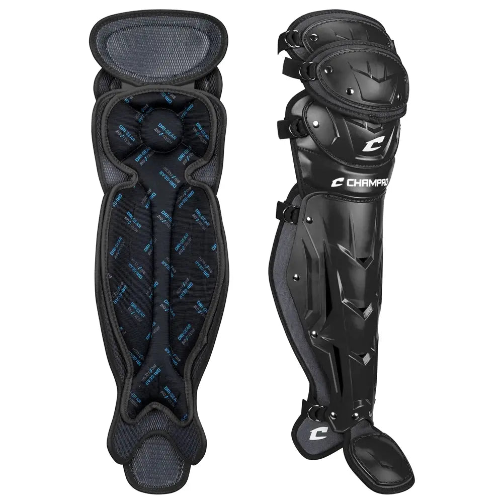 Champro Cg181 Optimus Pro Leg Guard 16.5’’ Shin Length - Black