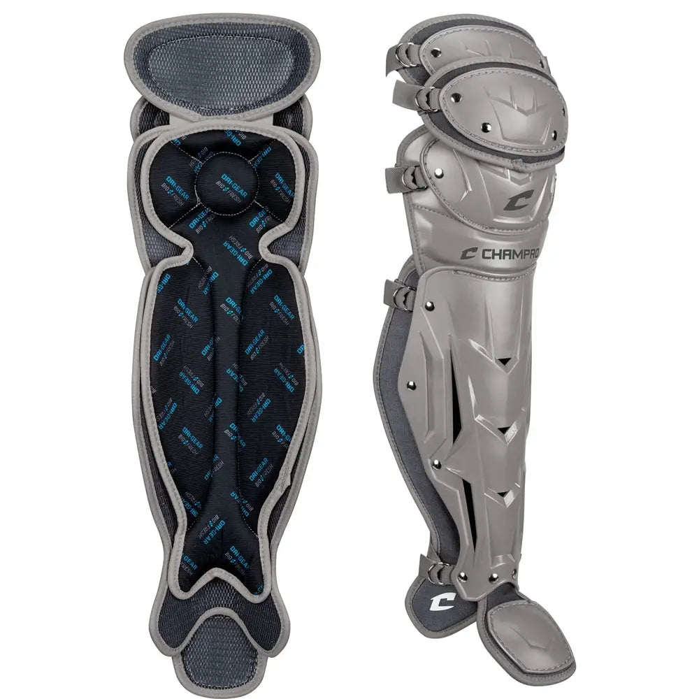 Champro Cg181 Optimus Pro Leg Guard 16.5’’ Shin Length - Grey