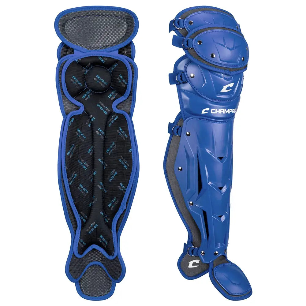 Champro Cg181 Optimus Pro Leg Guard 16.5’’ Shin Length - Royal