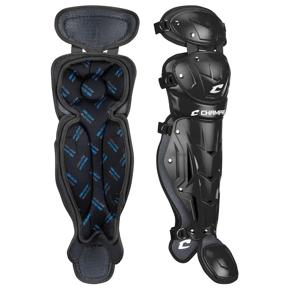 Champro Cg184 Optimus Pro Leg Guard 14.5’’ Shin Length - Black