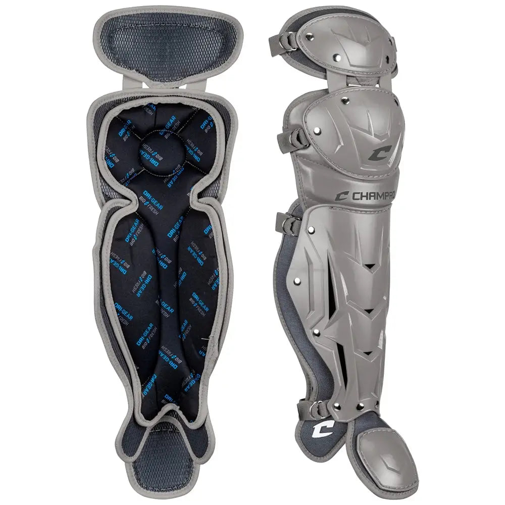 Champro Cg186 Optimus Pro Leg Guard 13.5’’ Shin Length - Grey