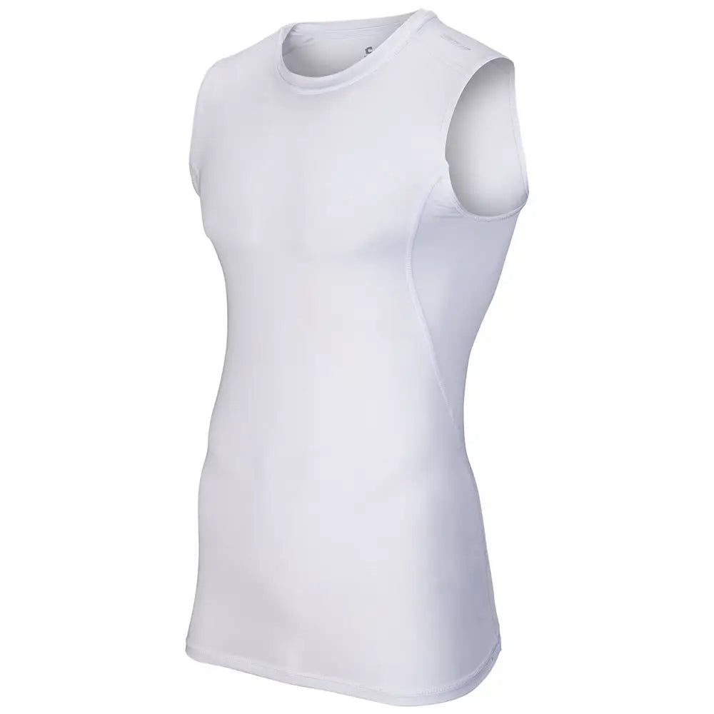 Champro Cj01 Lightning Compression 2.0 Sleeveless Shirt - White - Adult s