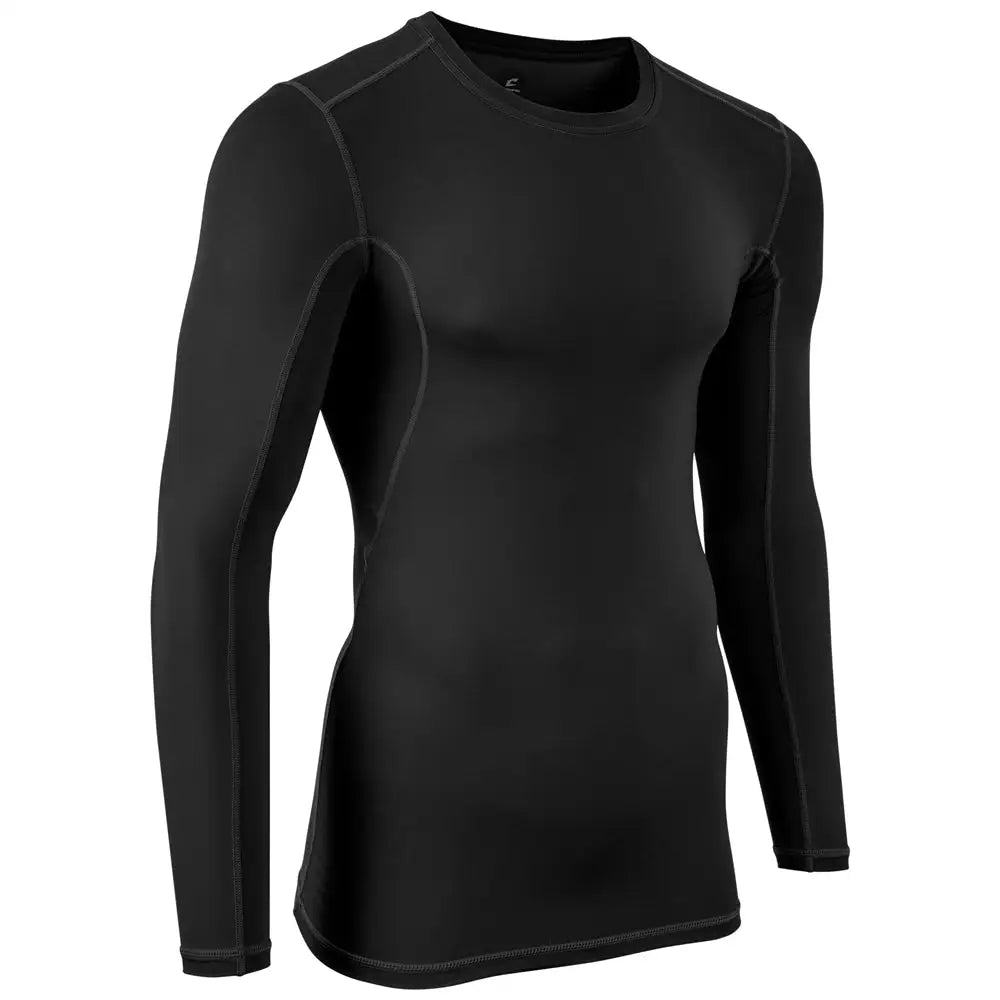 Champro Cj03 Lightning Compression 2.0 Long Sleeve Shirt - Black - Adult s