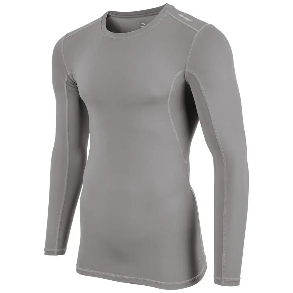 Champro Cj03 Lightning Compression 2.0 Long Sleeve Shirt - Grey - Adult s