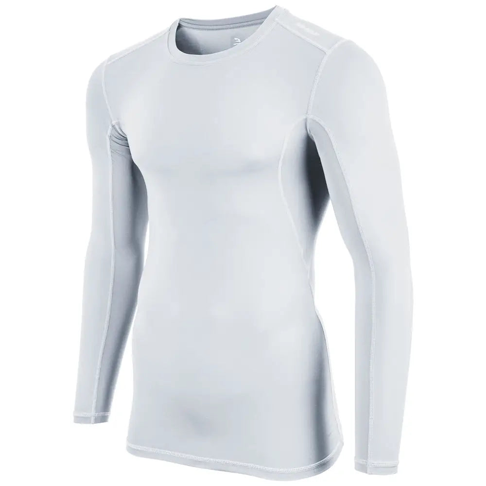 Champro Cj03 Lightning Compression 2.0 Long Sleeve Shirt - White - Adult s