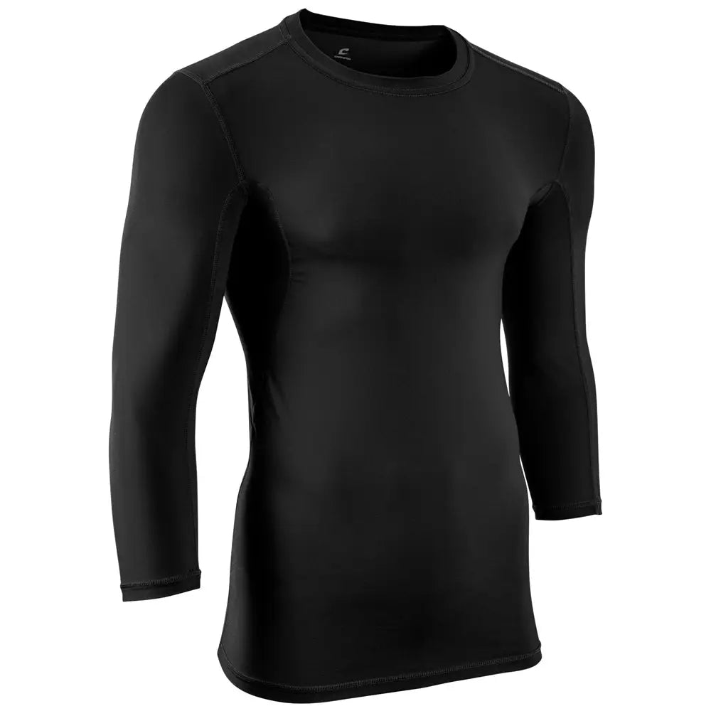 Champro Cj07 Lightning Compression 2.0 Three-quarter Sleeve Shirt - Black
