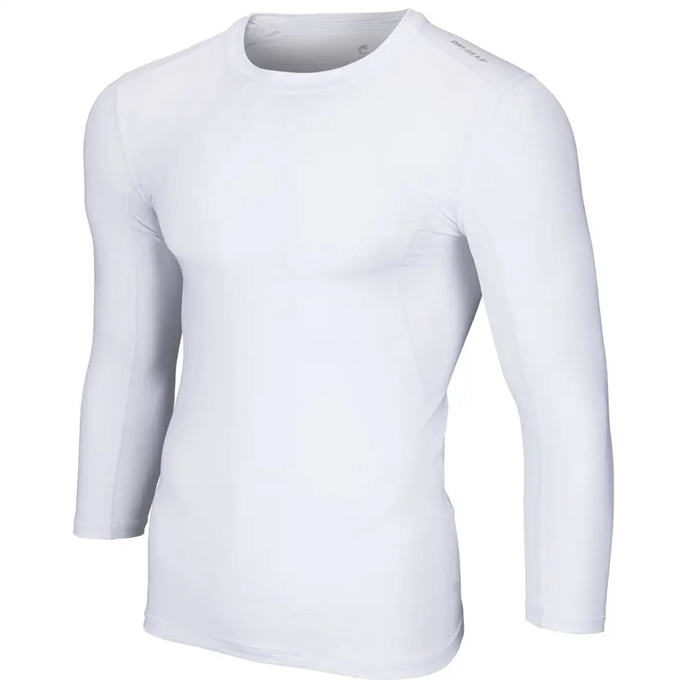 Champro Cj07 Lightning Compression 2.0 Three-quarter Sleeve Shirt - White - Adult s