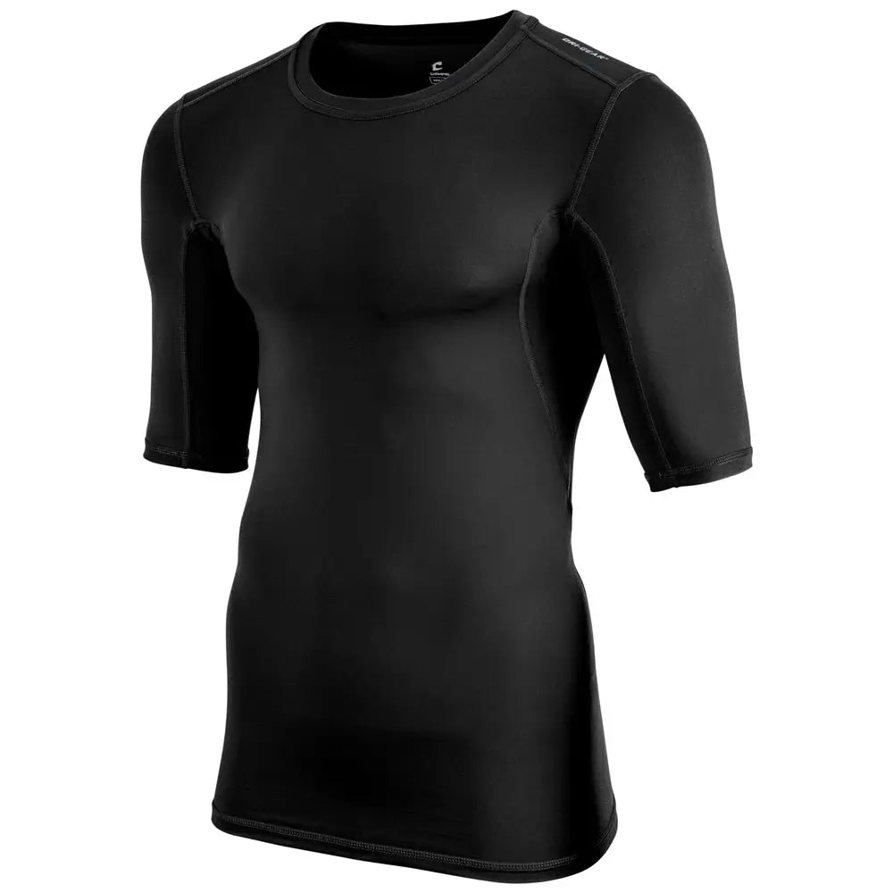 Champro Cj09 Lightning Compression 2.0 Half Sleeve Shirt - Black - Adult s