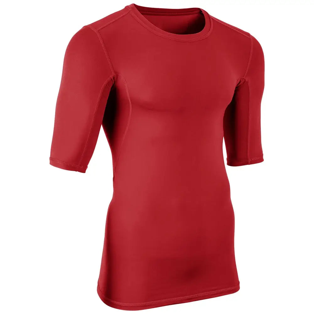 Champro Cj09 Lightning Compression 2.0 Half Sleeve Shirt - Scarlet