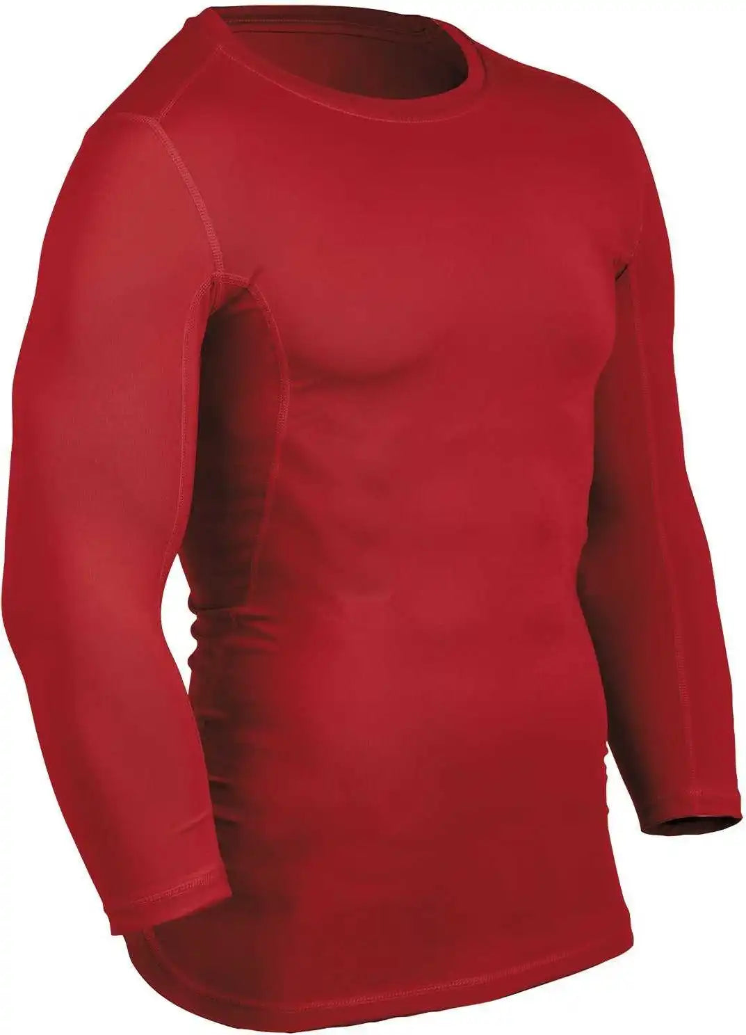 Champro Cj7 Compression Three Quarter Sleeve - Scarlet