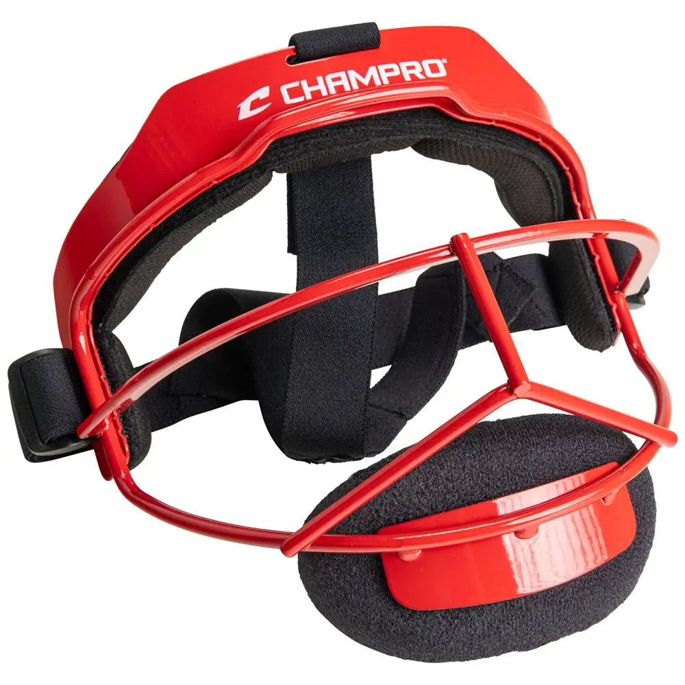 Champro Cm03 Sentry Fielder’s Facemask - Scarlet